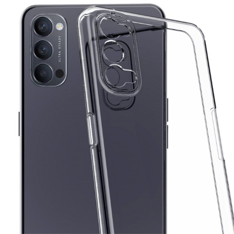 Cover Oppo Reno 4 5G Anti-fald Gennemsigtig Silikone