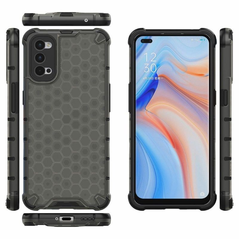 Cover Oppo Reno 4 5G Honeycomb Design