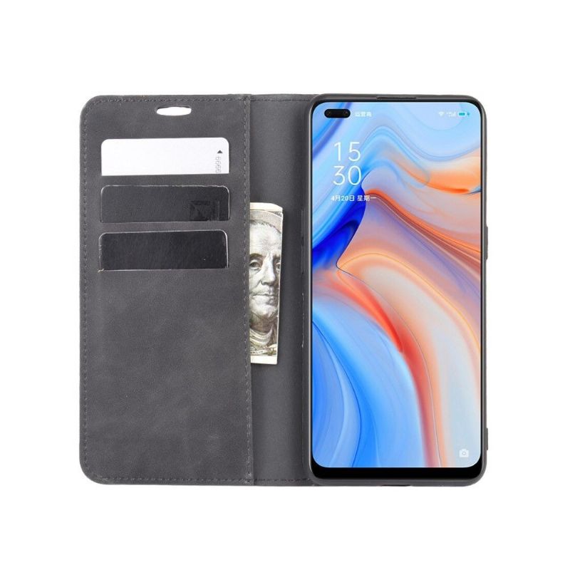 Flip Cover Oppo Reno 4 5G Business Retro