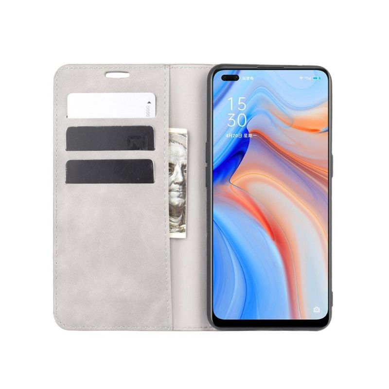 Flip Cover Oppo Reno 4 5G Business Retro