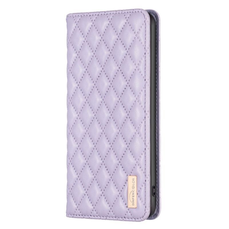 Cover Vivo Y22s Flip Cover Quiltet Binfen Farve