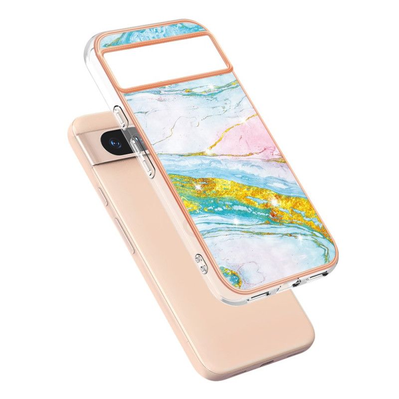 Cover Google Pixel 8a Telefon Etui Marmoreffekt