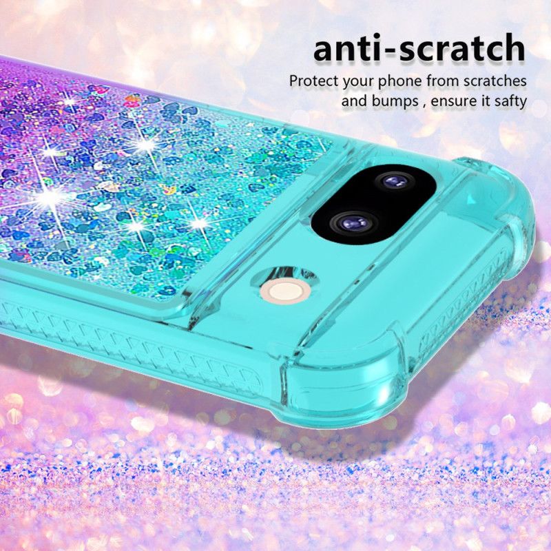 Cover Til Google Pixel 8a Glitter Gradient