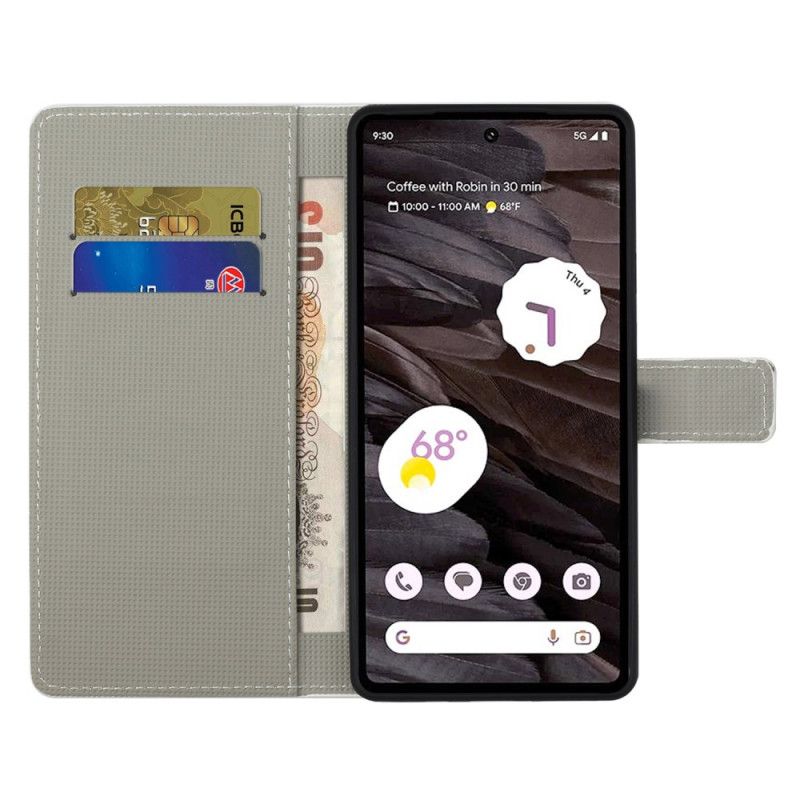 Flip Cover Google Pixel 8a Engelsk Flag