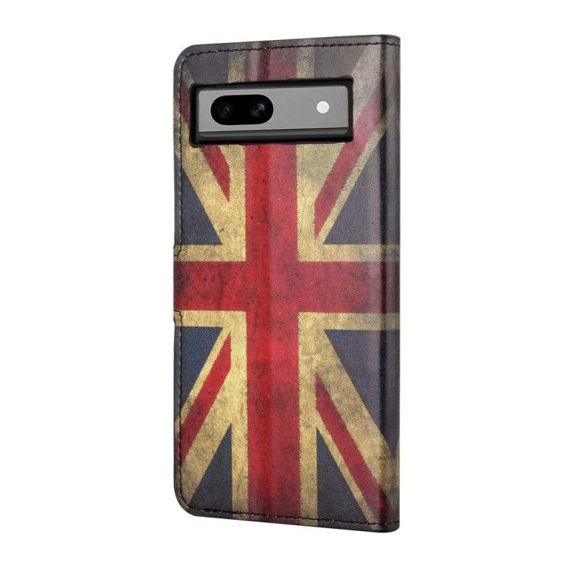 Flip Cover Google Pixel 8a Engelsk Flag