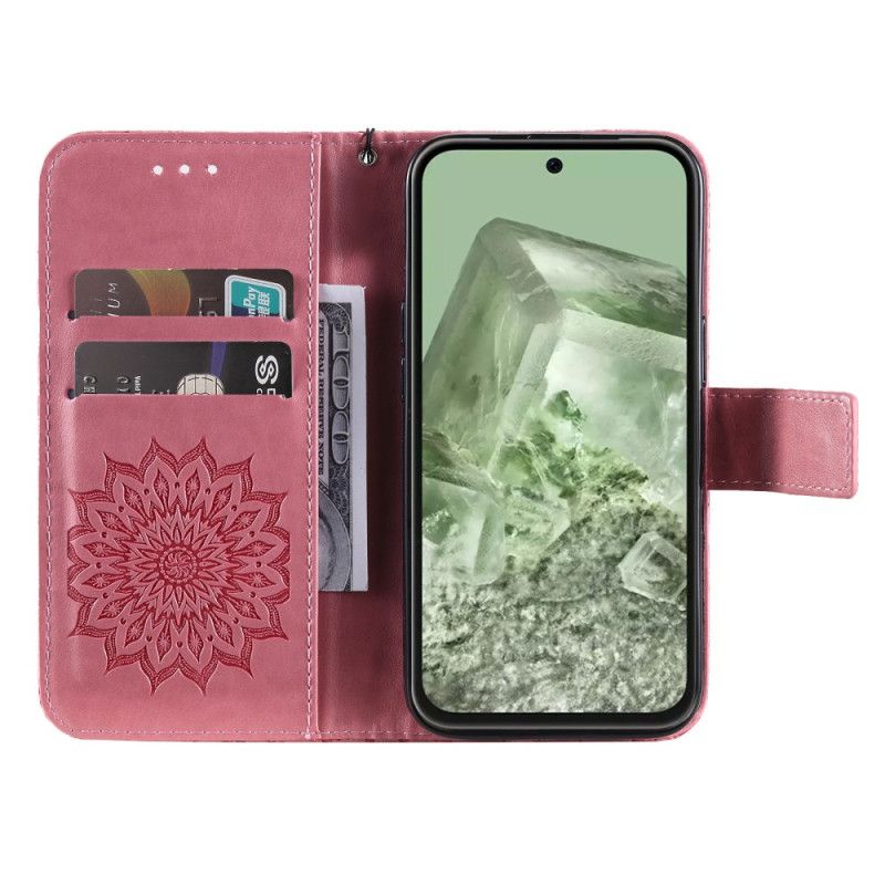 Flip Cover Google Pixel 8a Mandala Med Rem