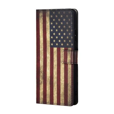 Flip Cover Til Google Pixel 8a Amerikansk Flag