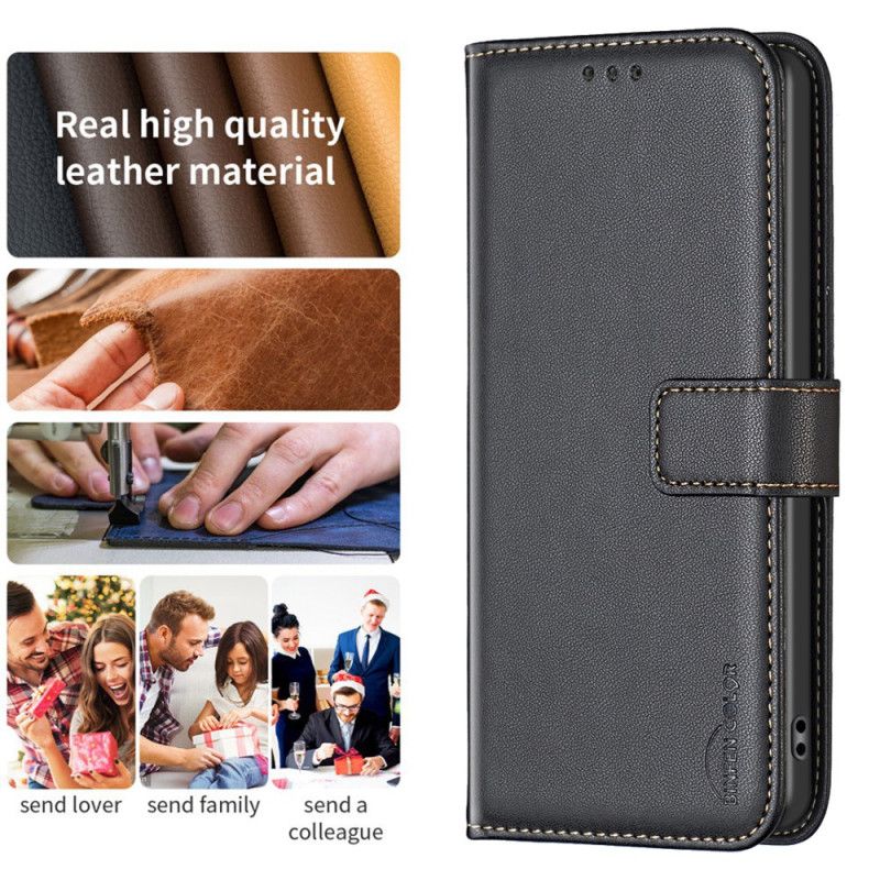 Læder Cover Google Pixel 8a Telefon Etui Binfen Farve