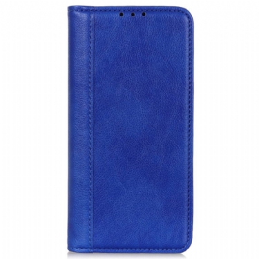 Læder Cover Google Pixel 8a Telefon Etui Litchi Texture Split Læder