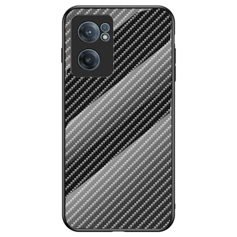 Cover OnePlus Nord CE 2 5G Carbon Fiber Style Hærdet Glas