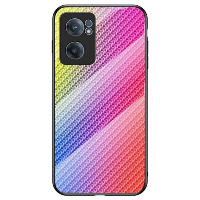 Cover OnePlus Nord CE 2 5G Carbon Fiber Style Hærdet Glas