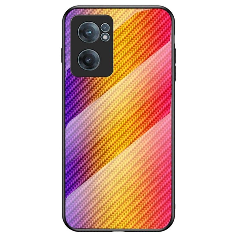 Cover OnePlus Nord CE 2 5G Carbon Fiber Style Hærdet Glas