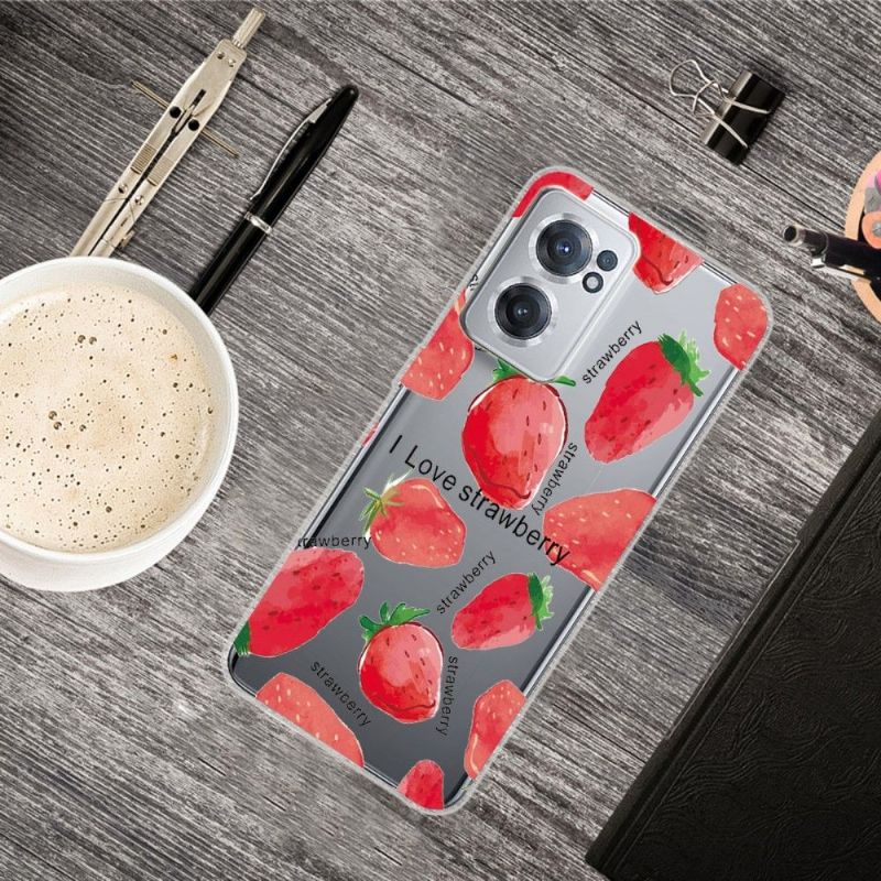 Cover OnePlus Nord CE 2 5G Hemming Jordbær