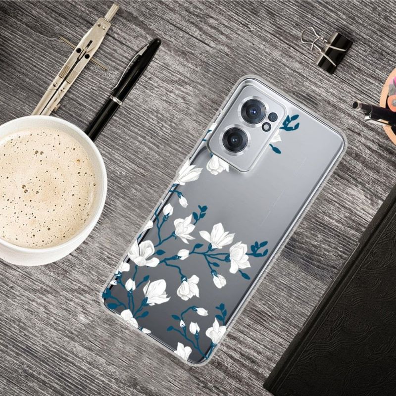 Cover OnePlus Nord CE 2 5G Hvide Blomster