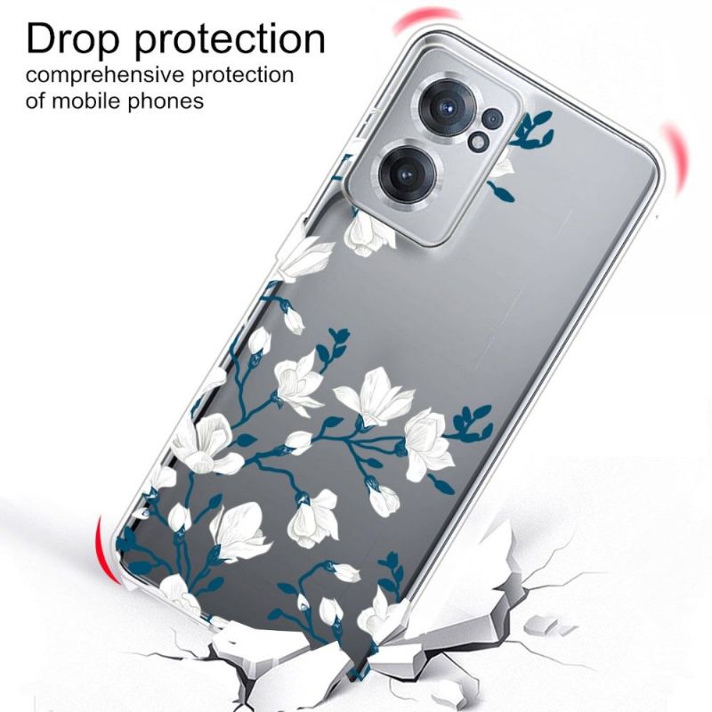 Cover OnePlus Nord CE 2 5G Hvide Blomster