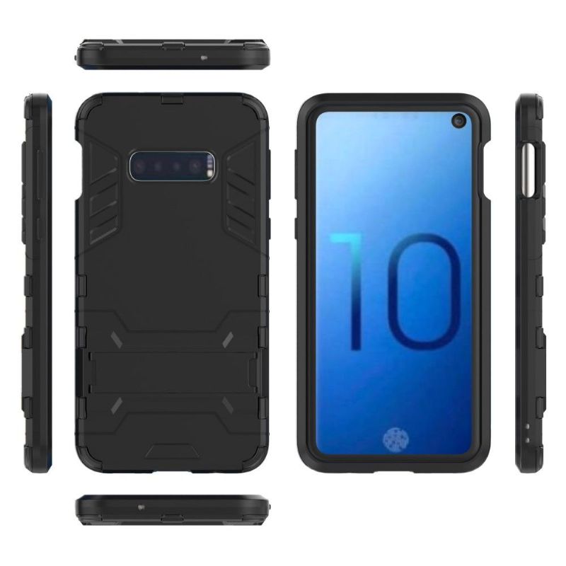 Cover Samsung Galaxy S10e Anti-fald Cool Guard Stødsikker Med Integreret Stativ