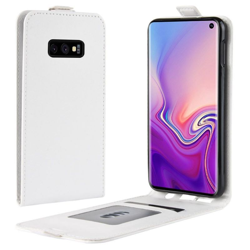 Etui Samsung Galaxy S10e Flip Cover Lodret Kunstlæder