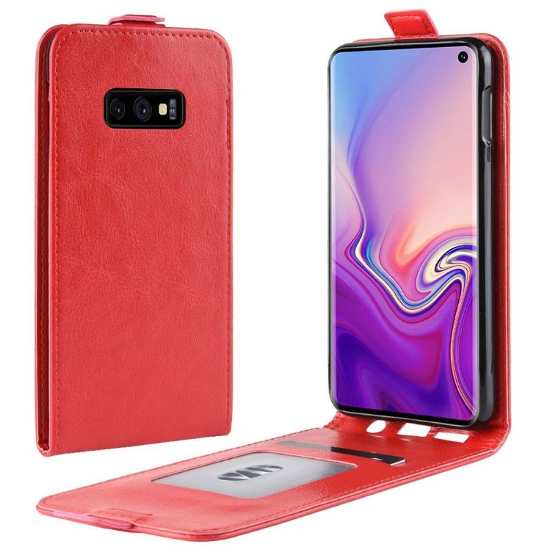 Etui Samsung Galaxy S10e Flip Cover Lodret Kunstlæder