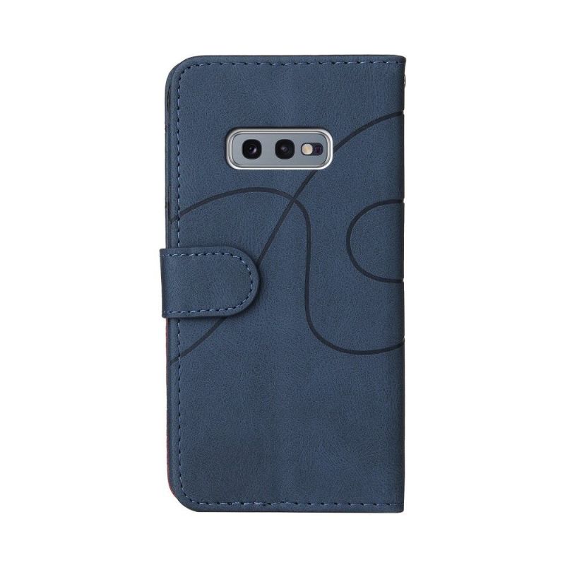 Flip Cover Samsung Galaxy S10e Bicolor Kunstnerisk