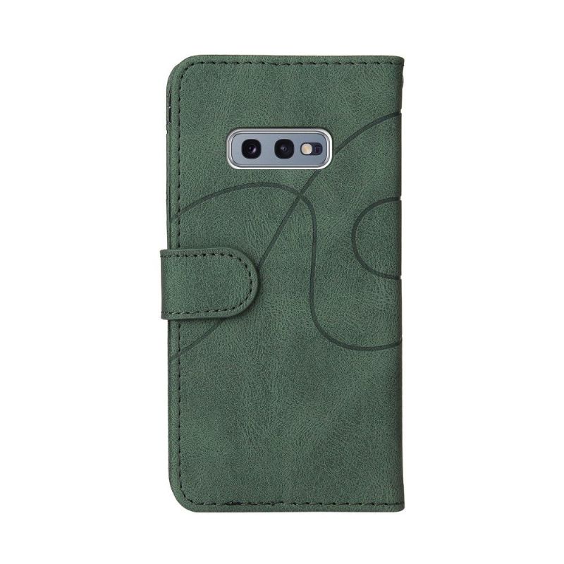 Flip Cover Samsung Galaxy S10e Bicolor Kunstnerisk