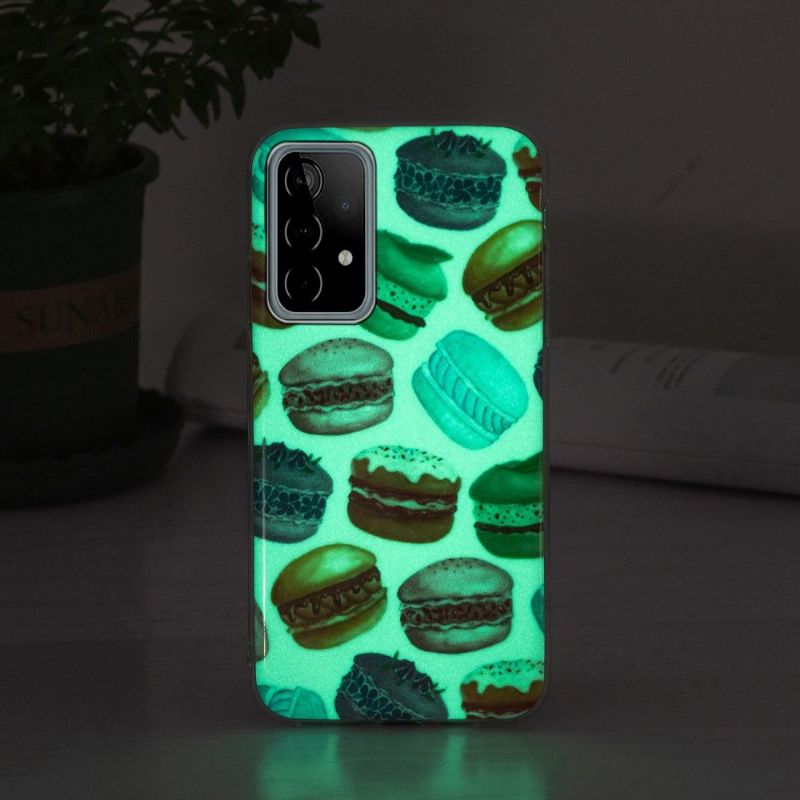 Cover Samsung Galaxy A52 5G / A52 4G / A52s 5G Anti-fald Fluorescerende Macarons