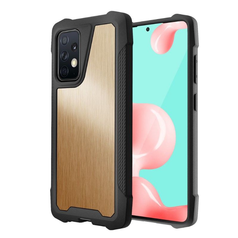 Cover Samsung Galaxy A52 5G / A52 4G / A52s 5G Beskyttelsessæt Effektbeskyttelse Af Børstet Metal