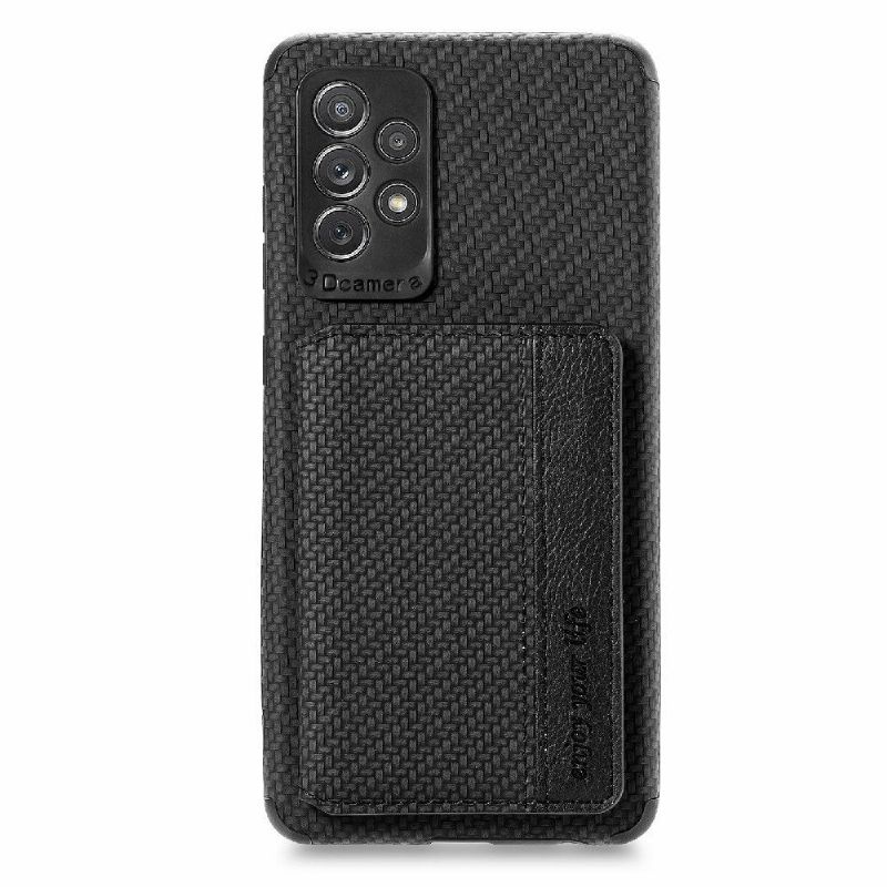 Cover Samsung Galaxy A52 5G / A52 4G / A52s 5G Carbon Fiber Card Holder