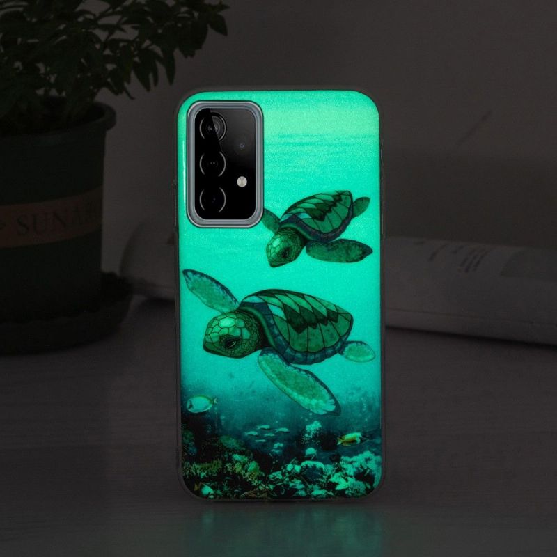 Cover Samsung Galaxy A52 5G / A52 4G / A52s 5G Fluorescerende Skildpadder