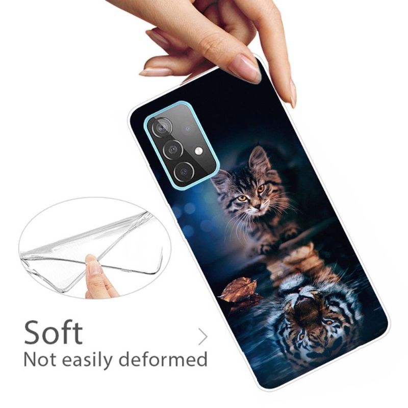 Cover Samsung Galaxy A52 5G / A52 4G / A52s 5G Kattereflektion