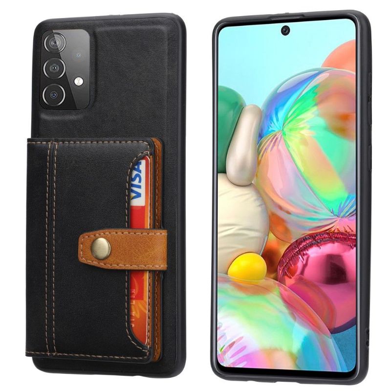 Cover Samsung Galaxy A52 5G / A52 4G / A52s 5G Punge Etui Lædereffekt