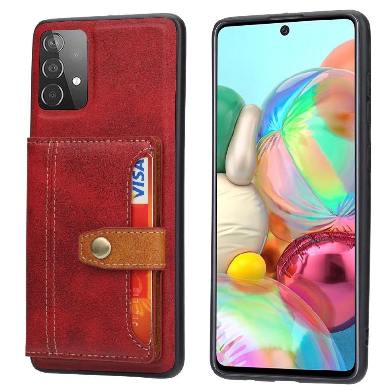 Cover Samsung Galaxy A52 5G / A52 4G / A52s 5G Punge Etui Lædereffekt