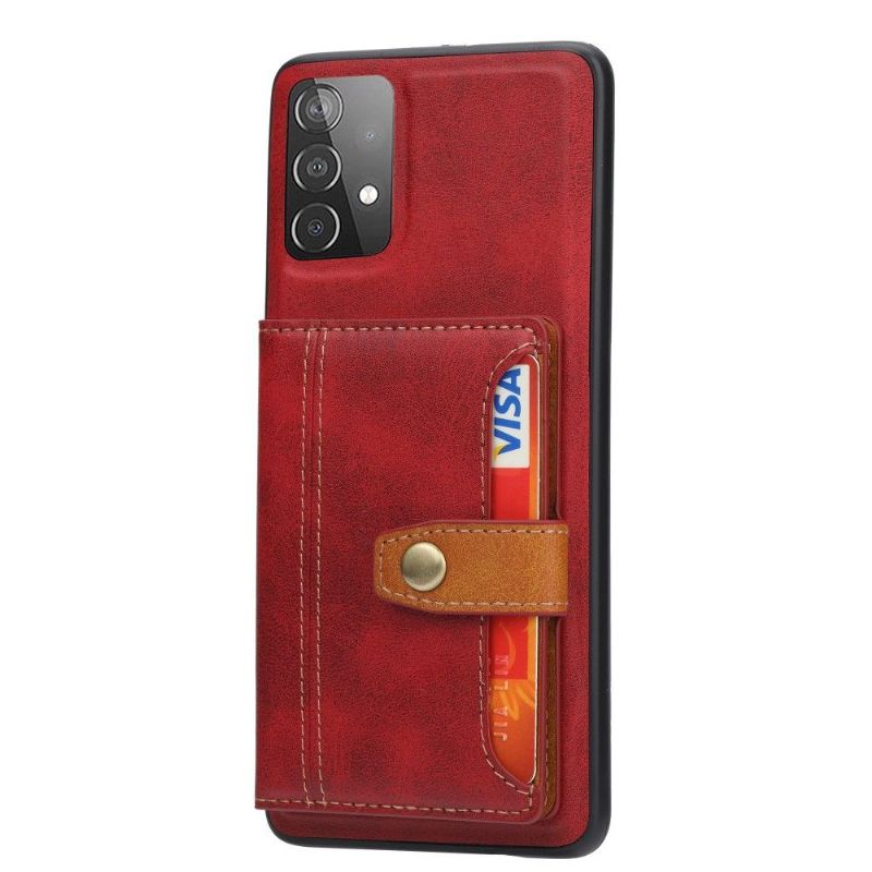 Cover Samsung Galaxy A52 5G / A52 4G / A52s 5G Punge Etui Lædereffekt