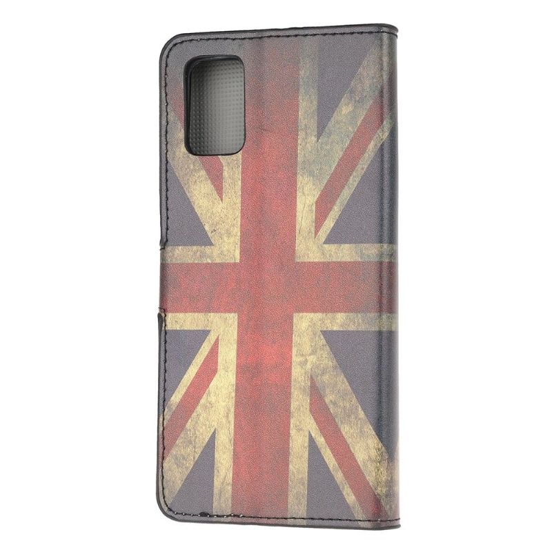 Flip Cover Samsung Galaxy A52 5G / A52 4G / A52s 5G Anti-fald Vintage Engelsk Flag