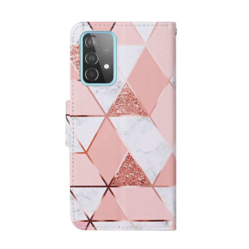 Flip Cover Samsung Galaxy A52 5G / A52 4G / A52s 5G Chic Geometri