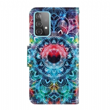 Flip Cover Samsung Galaxy A52 5G / A52 4G / A52s 5G Farverig Mandala