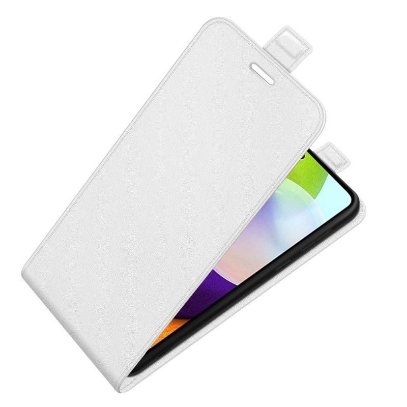 Flip Cover Samsung Galaxy A52 5G / A52 4G / A52s 5G Hemming Læder Cover Lodret Kunstlæder