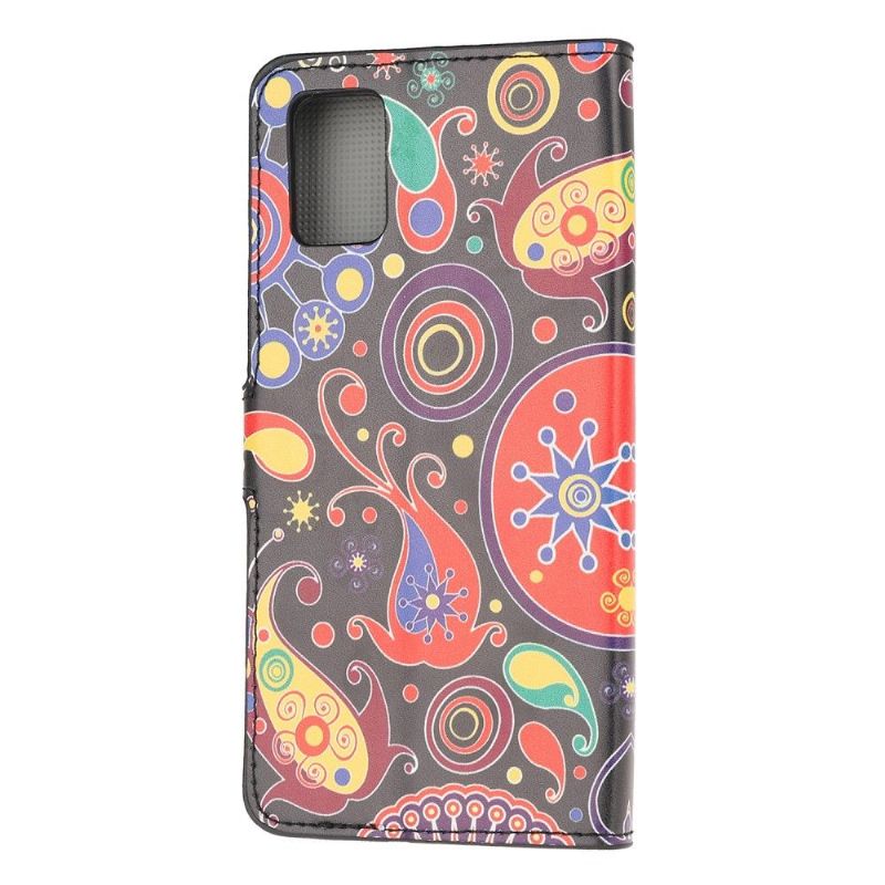 Flip Cover Samsung Galaxy A52 5G / A52 4G / A52s 5G Hemming Paisley Blomst