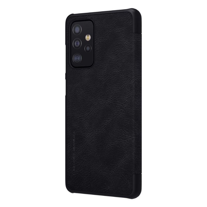 Flip Cover Samsung Galaxy A52 5G / A52 4G / A52s 5G Hemming Qin-serien Lædereffekt