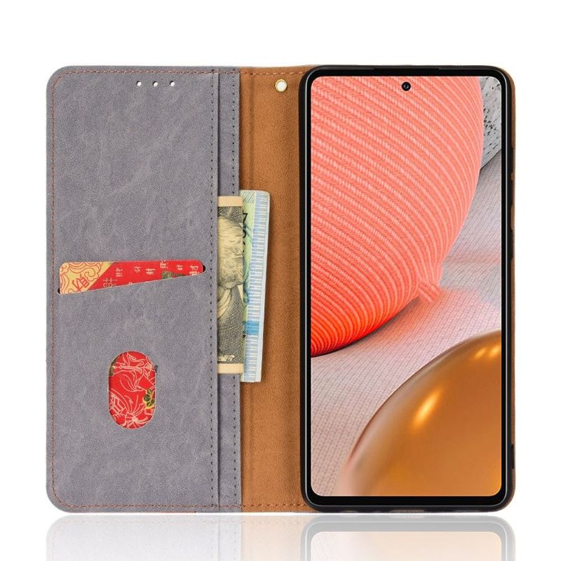 Flip Cover Samsung Galaxy A52 5G / A52 4G / A52s 5G Læder Cover Retro Kunstlæder