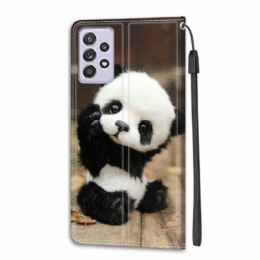 Flip Cover Samsung Galaxy A52 5G / A52 4G / A52s 5G Lille Panda