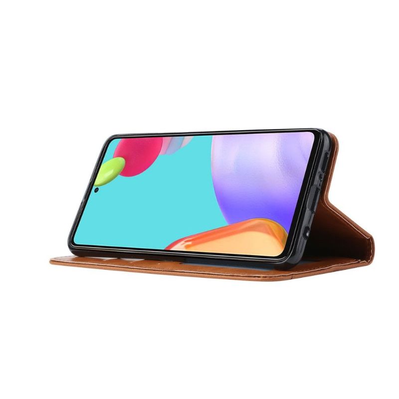 Flip Cover Samsung Galaxy A52 5G / A52 4G / A52s 5G Stativ I Imiteret Læder