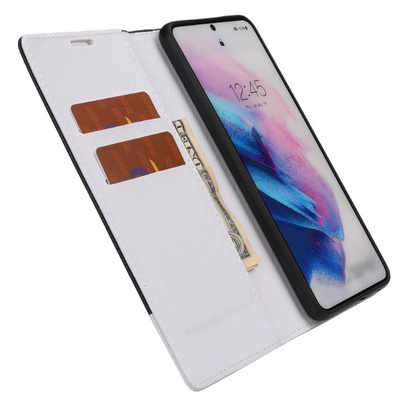 Flip Cover Samsung Galaxy A52 5G / A52 4G / A52s 5G Tofarvede Seler