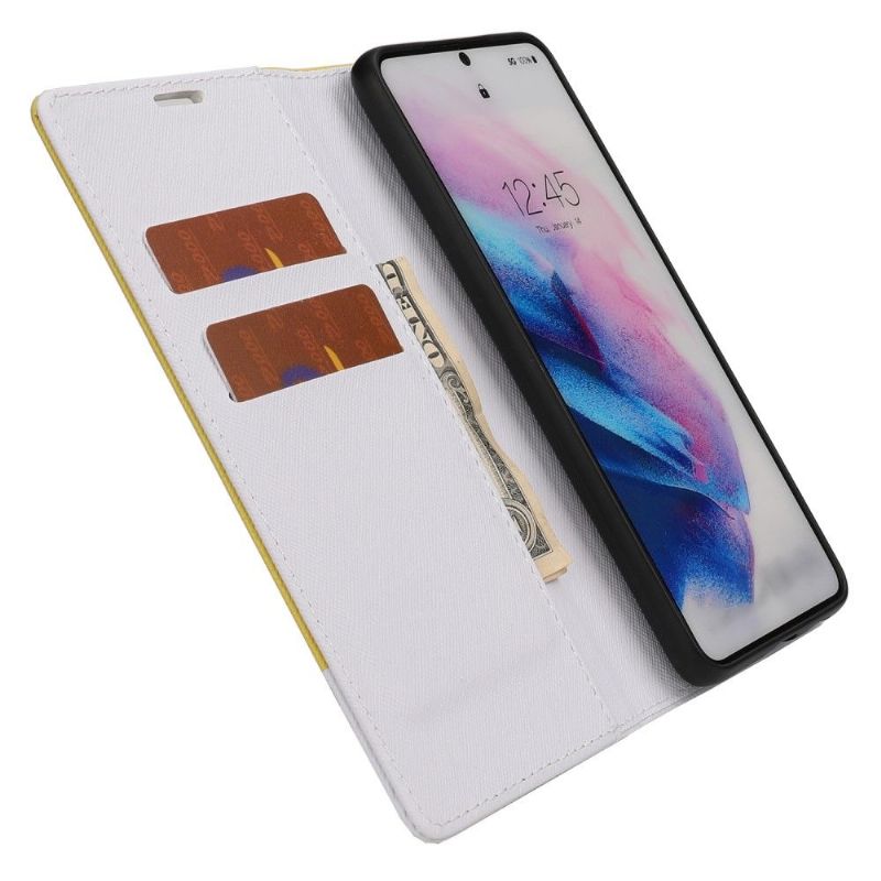 Flip Cover Samsung Galaxy A52 5G / A52 4G / A52s 5G Tofarvede Seler