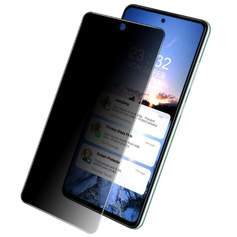 Samsung Galaxy A52 5G A52 4G Og A52S 5G Skærmbeskytter Hærdet Glas Og Privatlivsfilter
