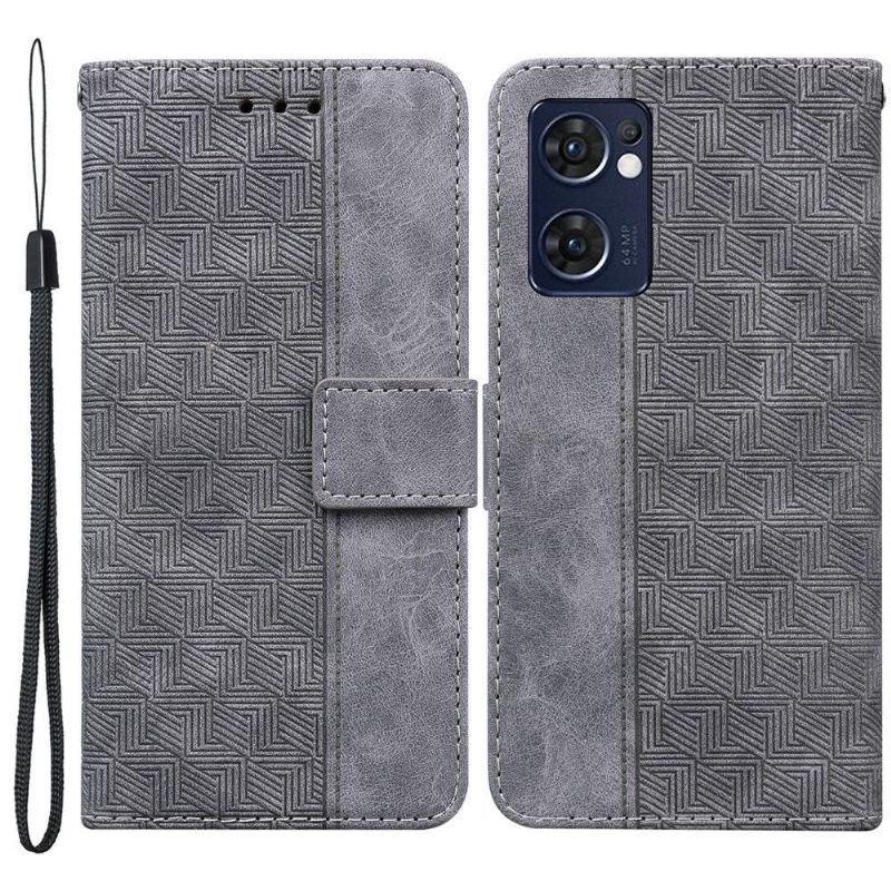 Case Poco M3 Pro 5G Original Flip Cover Imiteret Læderstriber