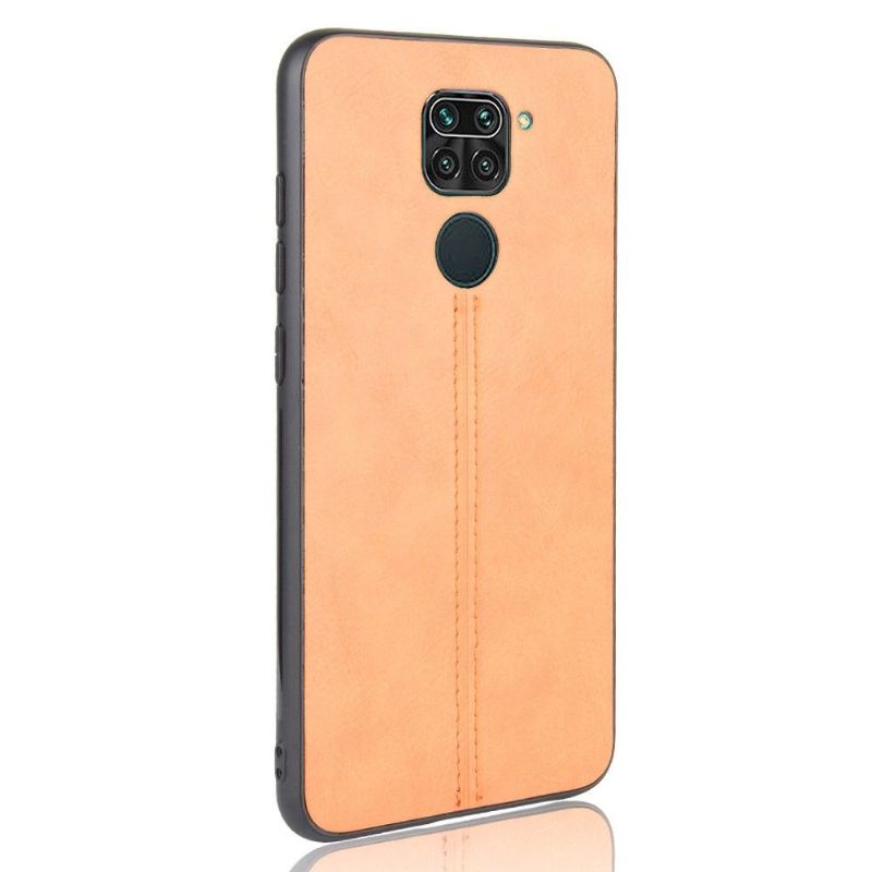 Cover Xiaomi Redmi Note 9 Hemming Lædereffekt