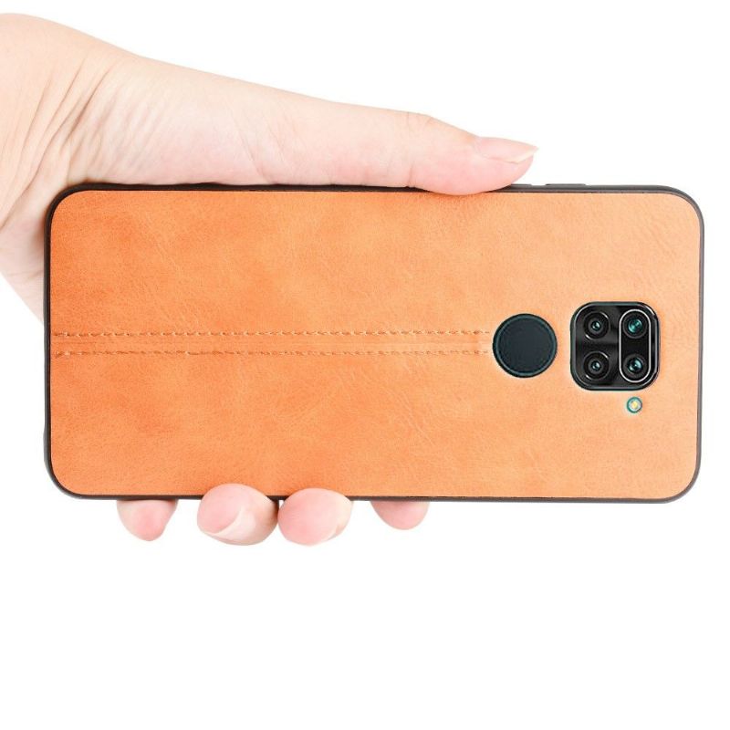 Cover Xiaomi Redmi Note 9 Hemming Lædereffekt