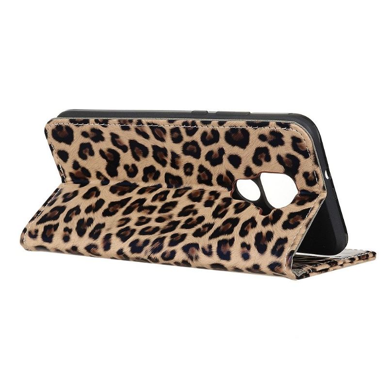 Flip Cover Xiaomi Redmi Note 9 Hemming Leopard