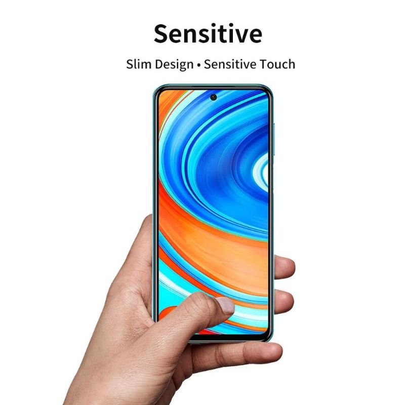 Xiaomi Redmi Note 9 Fuld Størrelse Hærdet Glas Skærmbeskytter