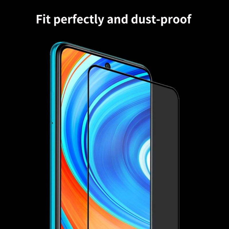 Xiaomi Redmi Note 9 Fuld Størrelse Hærdet Glas Skærmbeskytter